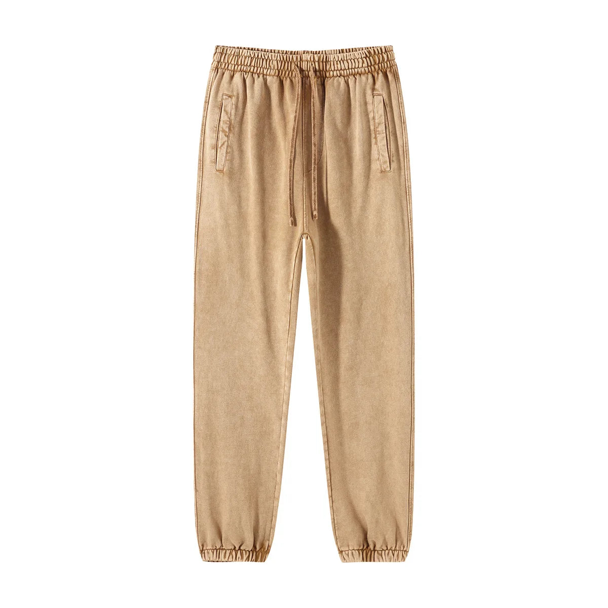 Vier Jahreszeiten Neue Mode Für Männer Casual Trendy Amerikanischen Gewaschen Gewachst Lose Einfarbig Hosen Gerade Jogger Hosen Männliche Hosen