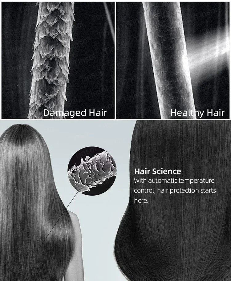 TINSOL High-speed negative ion bladeless constant temperature hair dryer Professional home-use negative ion hair dryer