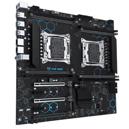 MACHINIST X99 MD8 Dual CPU Motherboard Kit Set Optional lntel Xeon E5 2680 V4 LGA2011-3 DDR4 32GB RAM C612 chip Server Computer.
