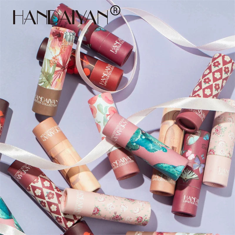 8Colors Brand Makeup Matte Lipstick Waterproof Long Lasting Lip Stick Sexy Red Pink Velvet Nude Lipsticks Women Cosmetics Makeup.