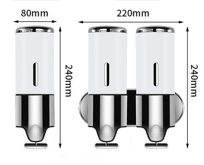 Seifenspender, Shampoo-Spender, Hotel, Badezimmer, Toilette, Wandmontage, Shampoo, Duschgel, Pressbox, Seifenpumpe, Fass, Handflüssigkeit