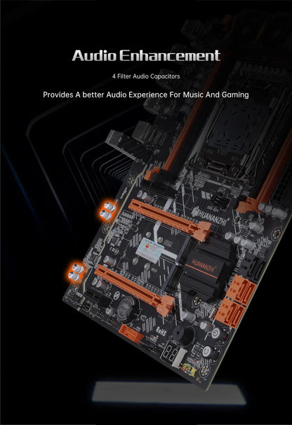HUANANZHI X99 BD4 with E5 2680 V4 LGA 2011-3 X99 Motherboard Support DDR4 Combo Kit for High-End Gaming And Professional Use.