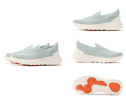 Li-Ning Women SOFT GO 2 KNIT Slip-on Casual Walking Shoes Breathable Cushion Flexible LiNing Comfortable Sports Sneakers AGLV018.