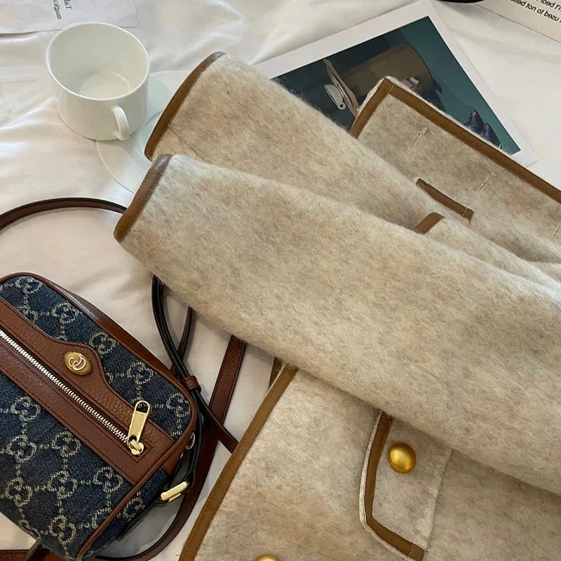 Vintage Cropped Tweed Jacket Women Thicken Quilted Blazer Korean Elegant Short Coat Winter Single Breasted Casual Outerwear Tops.