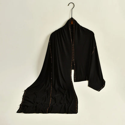 Rhinestone Modal Cotton Jersey Hijab Scarf For Women Stretch Shawl Plain Muslim Headband Fashion Solid Color Long Muffler.