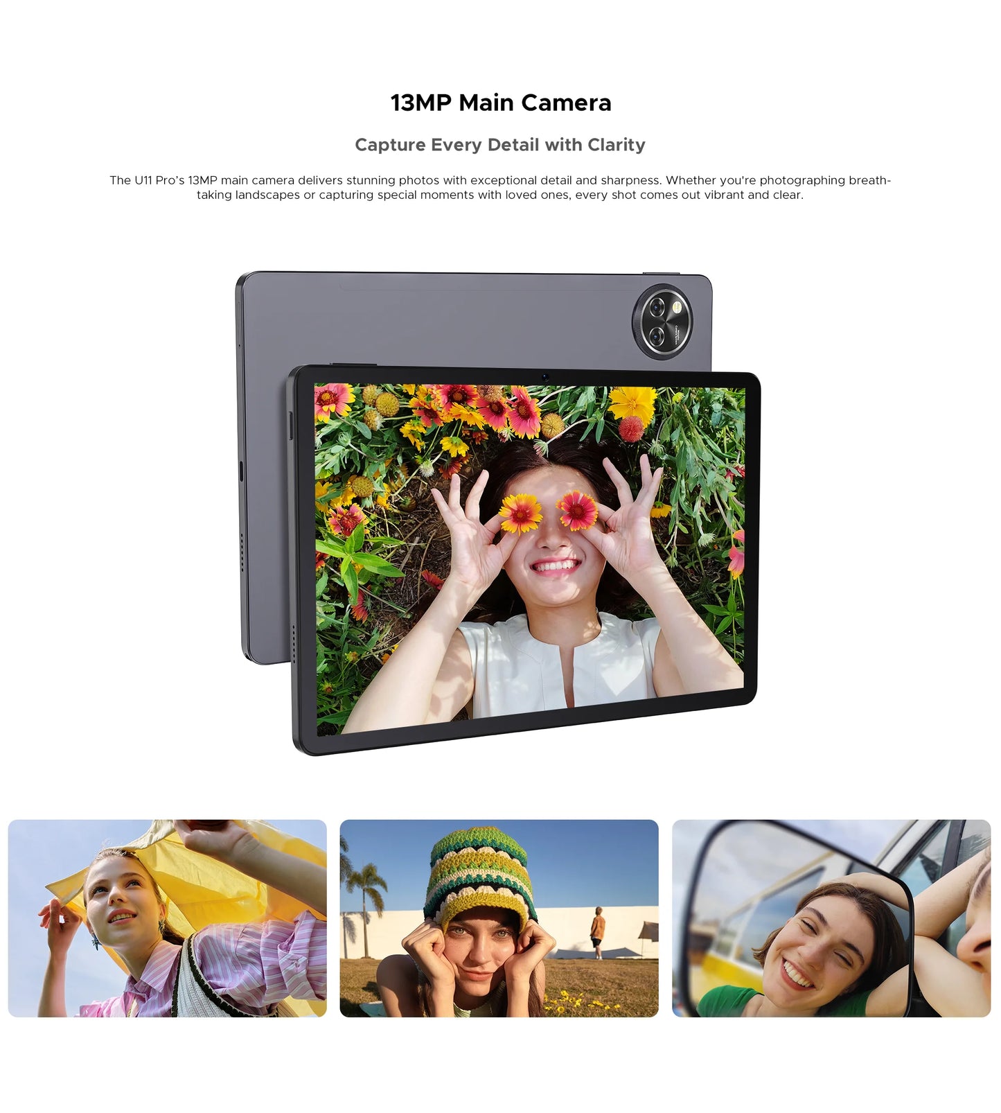 Global Version DOOGEE U11 Pro Android 15 Tablet 30GB(6+24) 256GB 11" HD 90Hz Display 8580mAh Battery Unisoc T7200 Widevine L1