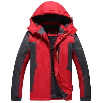 Fall and winter new men's quick-drying jacket, oversized loose-fit model, padded thick warm jacket..