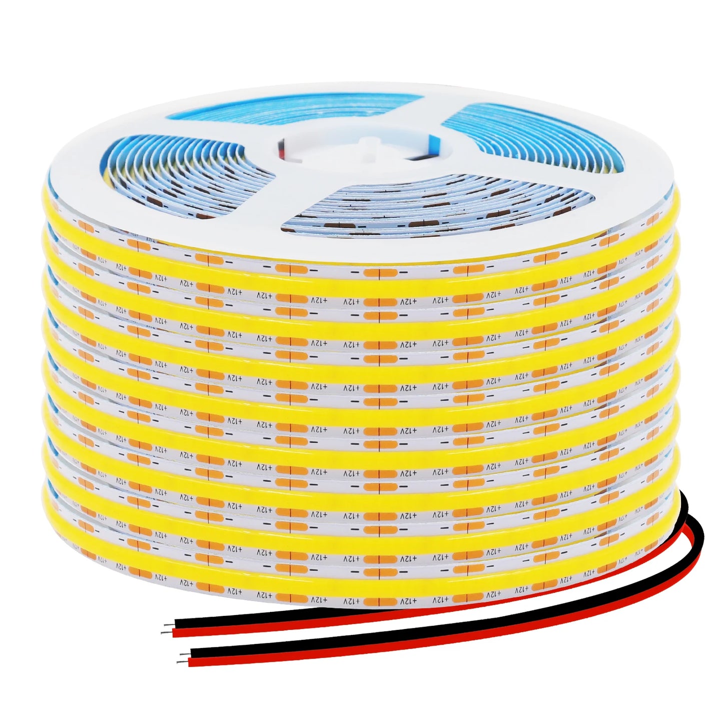 DC12 24V COB LED Strip Light 528Leds/m Flexible Tape Ribbon High Density Linear Lighting 3000-6500K RA90 Led Lights Room Decor.