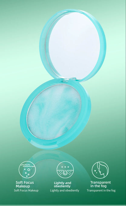 CandyBella Emerald Green Pressed Powder - Oil Control Finisher & Bronzer, Lightweight Invisible, Buildable Natural Contour, New!.