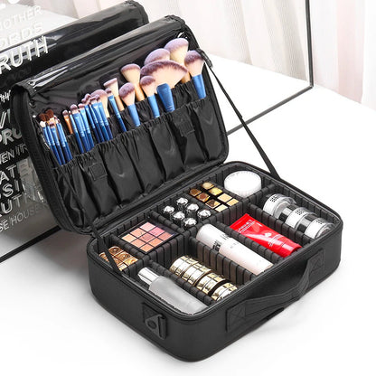 New Oxford Cloth Makeup Bag For Women Waterproof Large Capacity  Travel Cosmetic Case.