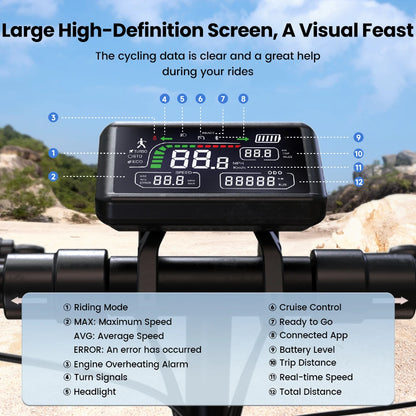 iScooter W9 Electric Scooter For Adults 1000W Motor 54.6V14Ah Battery 10  Inch Off Road Pneumatic Tires Foldable  E-scooter.