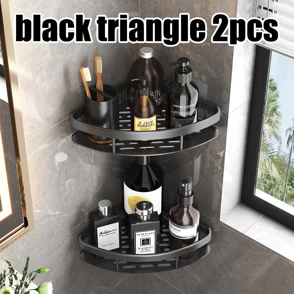 Wandbehang Ecke Rechteckiges Rack Badezimmer Regal Handtuchhalter Regale Wand Dusche Shampoo Rack Kein Bohrer Regal Stativ