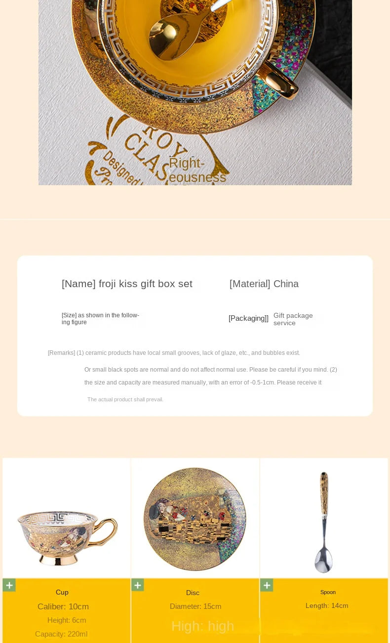 European Coffee Set Bone China Coffee Cup And Saucer Set Retro Luxury Porcelain Cup For Birthday Gift Couple Set With Gift Box.