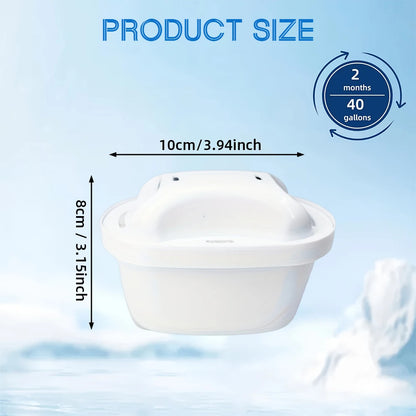 3-pack Water Filter Cartridge Water Filter Replacement for Maxtra+ Maxtra Plus Maxtra Mavea