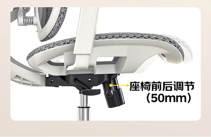 Drehbarer ergonomischer Sessel Design Fußstütze Executive Günstiger Bürostuhl Executive Europäische bequeme Silla Gamer-Möbel