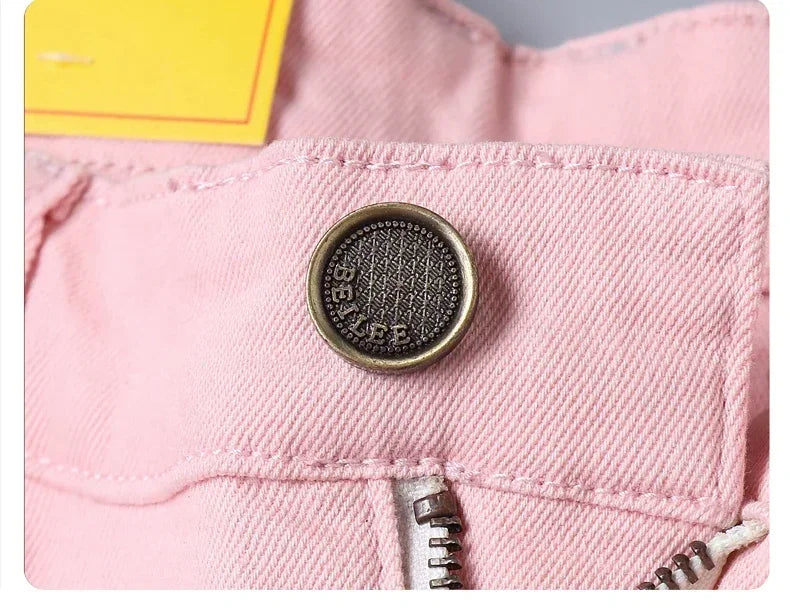 98% Cotton 4 Colors Stretchy Jeans Men's Mid-waist Straight Pencil Denim Trousers Brand Clothing Personality Fashion Male Pants.