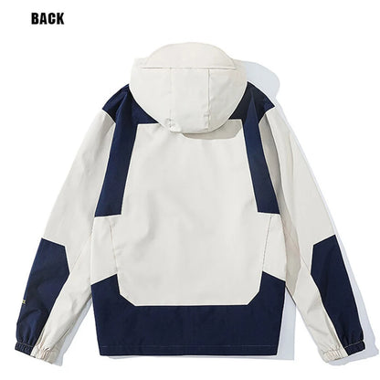 MANTLCONX New Waterproof Men's Jacket Coat Outdoor Hooded Men's Spring Jacket Windbreak Autumn Male Coat Fashion Clothing Brand.