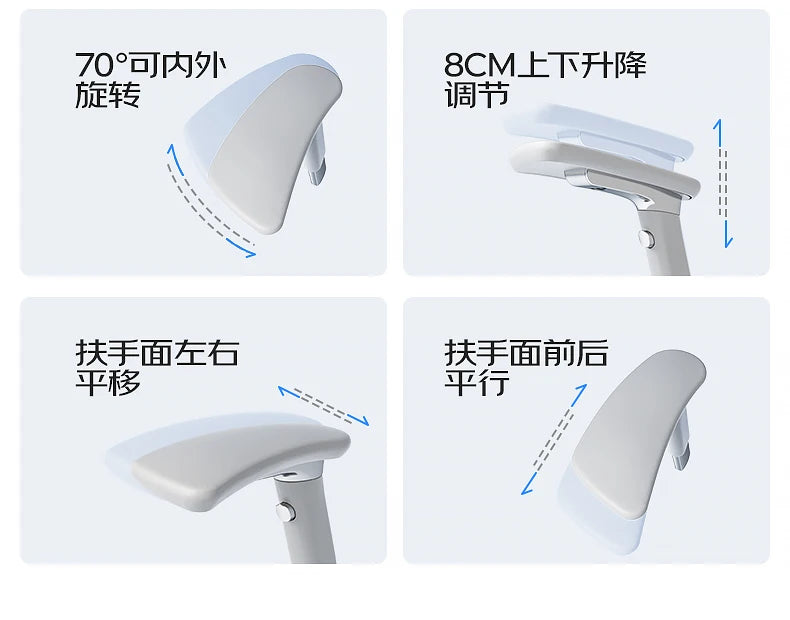 Ergonomischer Computerstuhl Designer Bequeme nordische Fußstütze Moderner trendiger Bürostuhl Entspannendes Lesen Muebles-Möbel