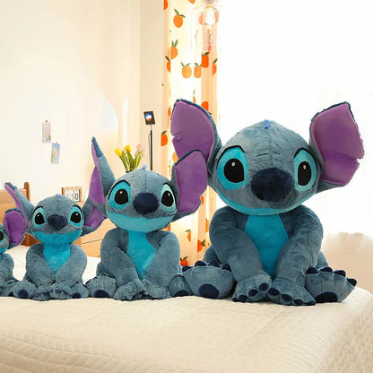 Disney Stitch Angel Stuffed Plush Toy Kawaii Lilo & Stitch Cartoon Plush Doll Stress Relief Pillow Comforting Toy for kids Gifts.