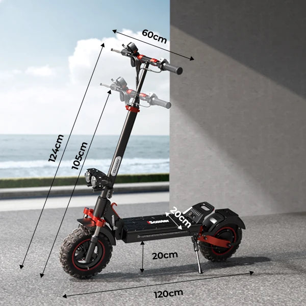 ISCOOTER IX5S Electric Scooter for Adults 1000W Motor E-Scooter 48V15AH Battery 11 Inch Off Road Tire Electric Off Road Scooter.