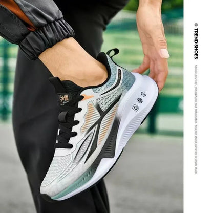 Outdoor Men Running Shoes Breathable Male Casual Walking Sneakers Lightweight Sport Shoes Comfortable Athletic Training Footwear.