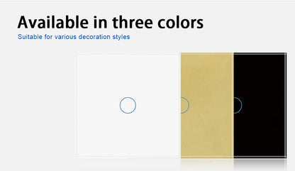 Ubaro eu/uk standard kristall gehärtetes glas wand paneel licht berührungs schalter led anzeige sensor elektrische taste 1/2/3gang 220v.