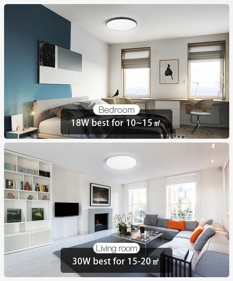 Wasserdichte Badezimmer Lampe Decke Led-deckenleuchten 18W 30W 40W Runde Led-deckenleuchte Für Küche Wohnzimmer wc Zimmer 220V.