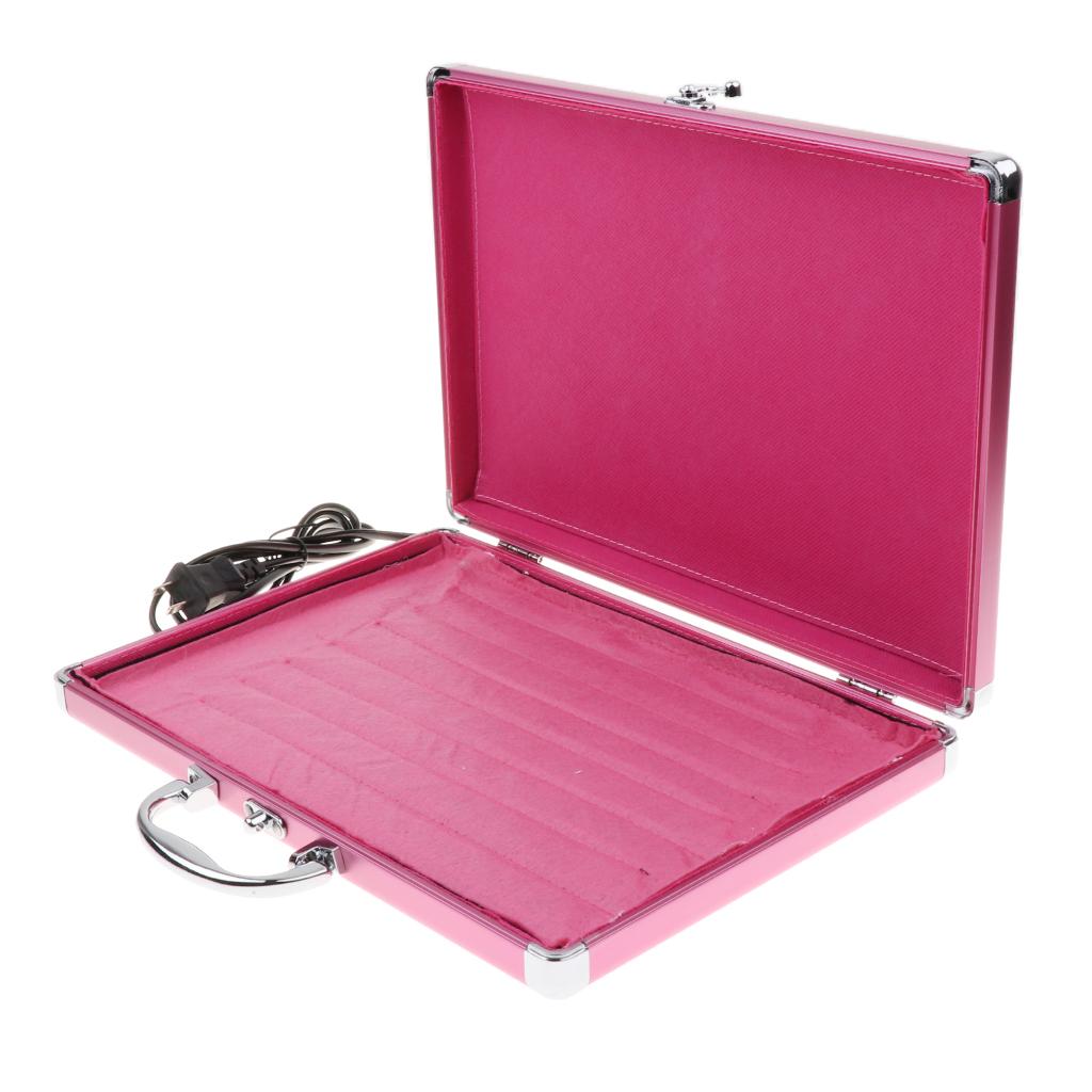 Portable 1 Piece Heating Box Spa Rock Heating Warmer Case,Professional Spa Massage Hot Stone Heater,Can Hold 24 Pcs Rocks.