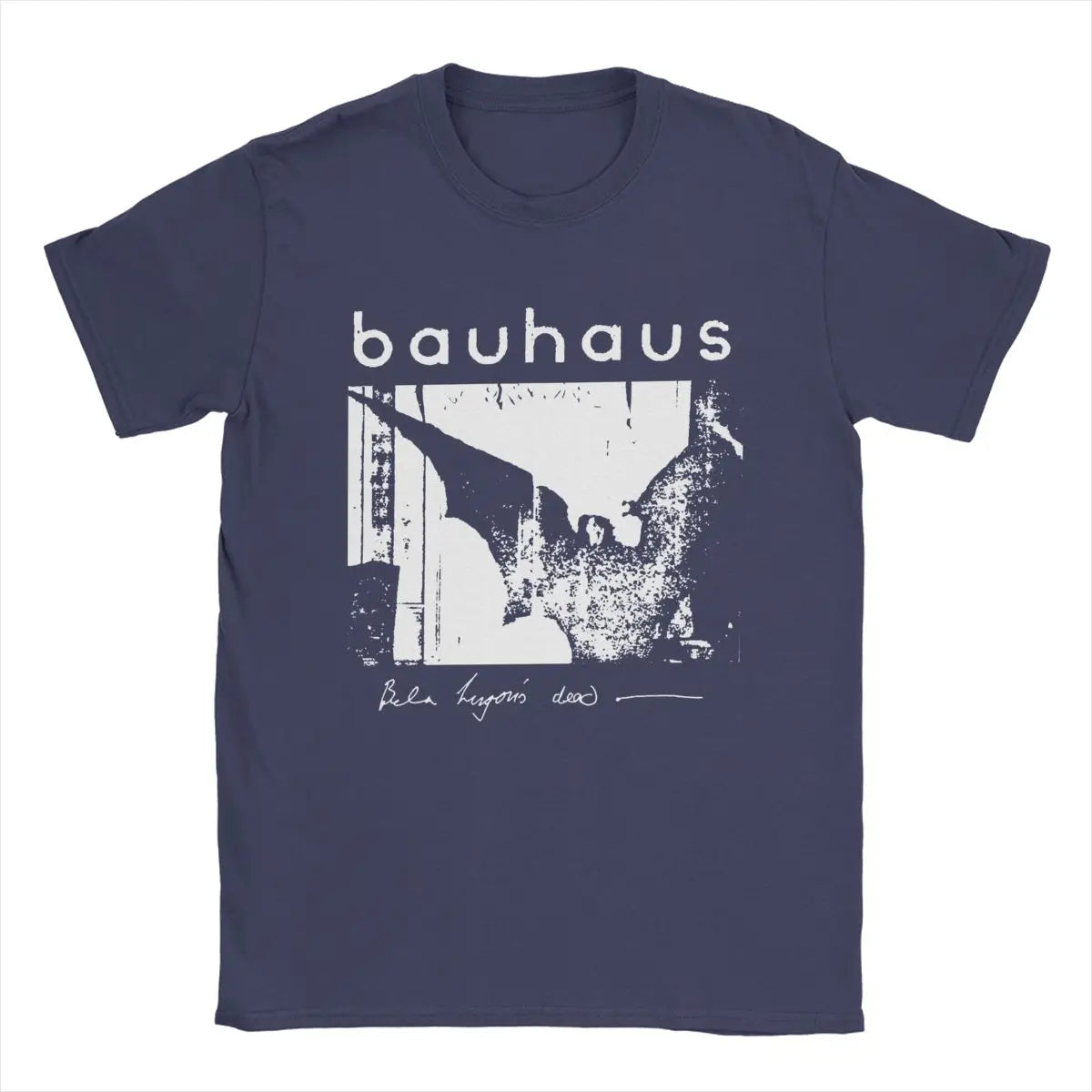 Bauhaus Bat Wings Bela Lugosis Dead T Shirt Men Cotton Amazing T-Shirt Crew Neck Tee Shirt Short Sleeve Tops Adult.