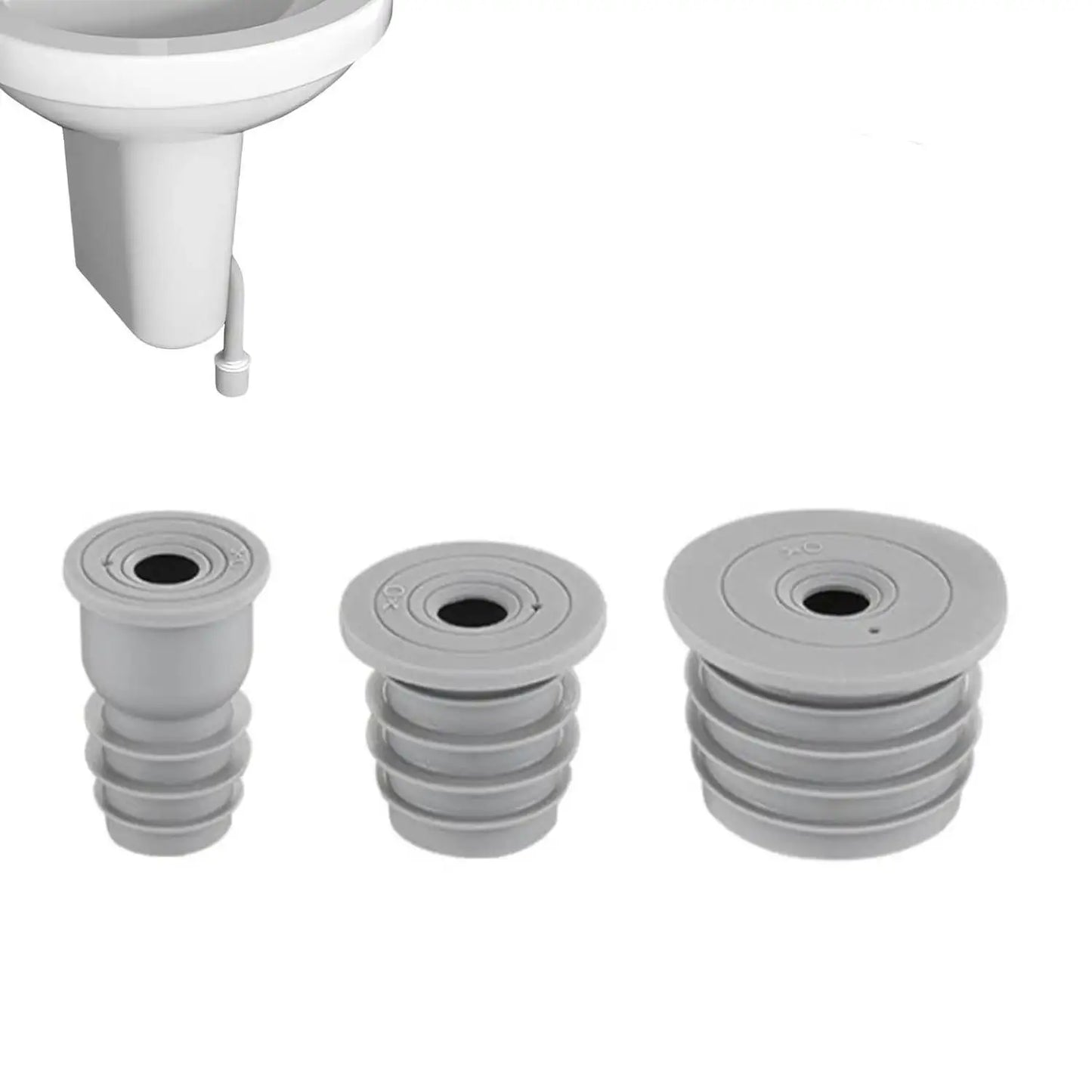 Washing Machine Drain Hose Seal Silicone Washer Drain Hose Seal Plug Pipe Sewer Seal Sealing Cover for Kitchen Bathroom Sink