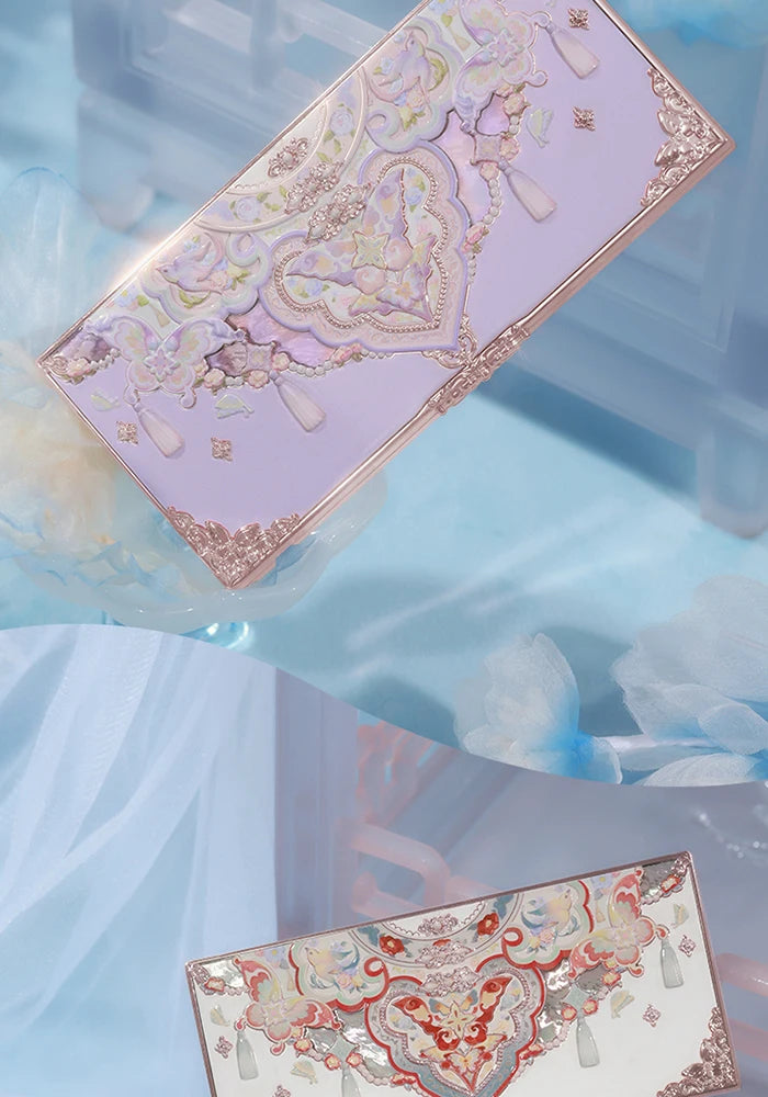 Flower Knows Butterfly Cloud Collar Collection Embossed Six-color Eyeshadow Palette Matte Shimmer Glitter Eye Makeup Cosmetics