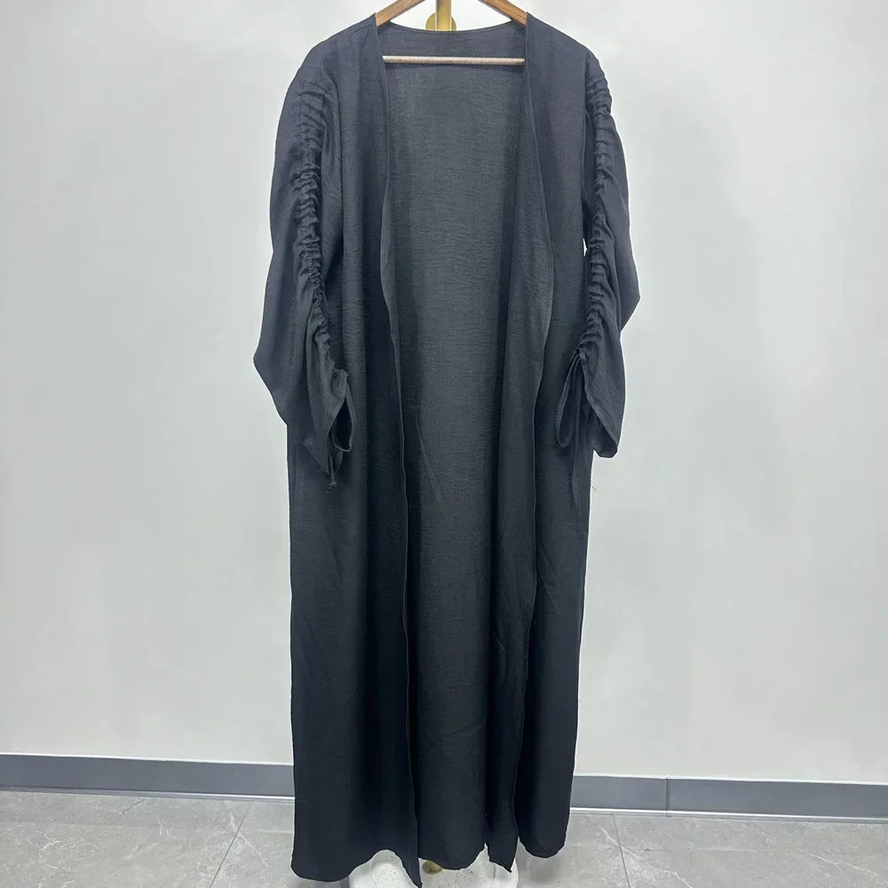 Eid Ramadan Muslim Dress Women Dubai Open Abaya Turkey Kaftan Kimono Cardigan Kebaya Islam Clothing Robe Caftan Marocain Femme.