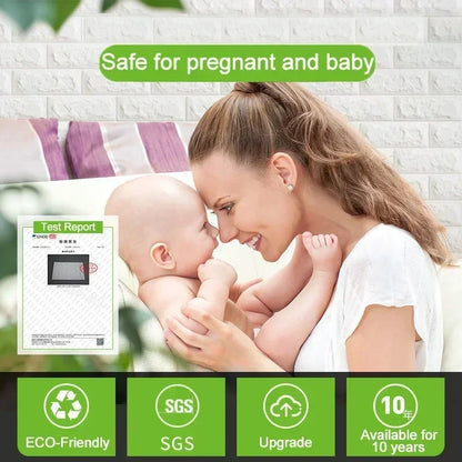 3D Linen Texture Thickened Wallpaper Self-adhesive Waterproof Wall Sticker for Living Room Dormitory Bedroom Wall Decoration