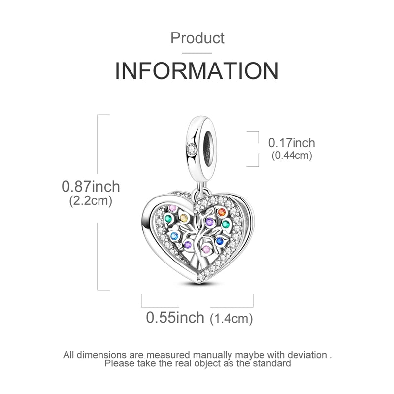 Fit Original Bracelet 925 Silver Butterfly and Sunflower Heart Shape Charms Beads For Women Jewelry Making Fashion Pendant.