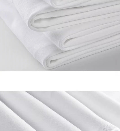 100% pure cotton summer high-end brand men's short sleeve round neck fashionable style half sleeved top breathable T-shirt