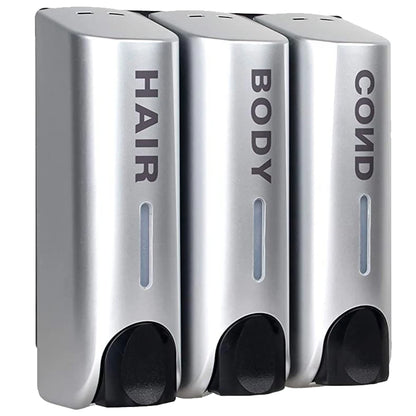 Dreifacher 350ml Duschbad-Shampoo-Spender Mehrzweck-Wand wasch spender mit großer Kapazität für Bad zubehör