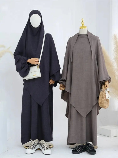 Ramadan Breastfeeding Outfit Prayer Clothes Khimar Abaya Dubai Islam Muslim Hijab Dress Women Kebaya Robe Ensembles Musulmans.