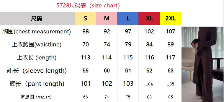 Two Piece Set Women Long Robe Top Wide Leg Pants Suit Ramadan Morocco Dubai Islam Casual Ensemble Femme Muslim Arabic Outfits.