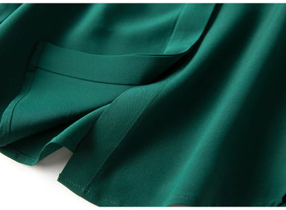 SuyaDream Damen-Seidenhemden, 100 % echte Seide, solide, langärmelige, schicke Blusen mit Knöpfen, 2025, Frühling, Sommer, Büro-Dame-Top, Weiß