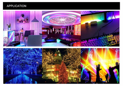 WS2812B LED Strip Individually Addressable IP67 Waterproof With Black White Transparent Cover Tube 10mm 5050 RGB 3Pin 60LEDs/m.