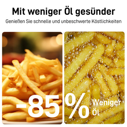 8.5L Multi Function air fryers Smart machine Viewing Window Electric Hot fryer Oilless Cooker with LED Touch Control,Family oven.