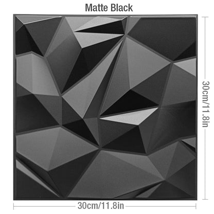 1pcs Esports Games Champagne Gold 3D Art Wall Panel PVC Waterproof 3D Wall Sticker Decor Tiles Diamond Design DIY Home Decor