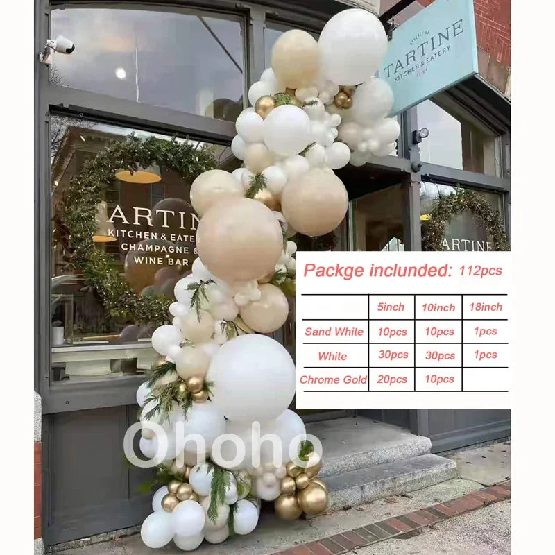 Kaffeebraun Beige Ballon Girlande Bogen Kit Oh Babyparty Dekoration Rustikale Hochzeit Kindergeburtstag Party Taufe Taufe.