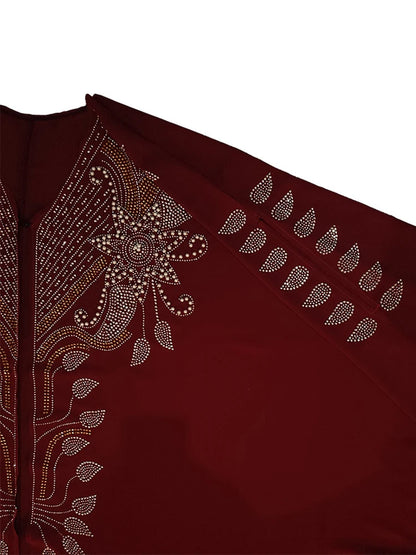 Chiffon Boubou Muslim Fashion Abaya 2-teiliges Set Dubai Türkei Maxikleid Musulman Ensembles Kaftan Marocain Islamische Kleidung