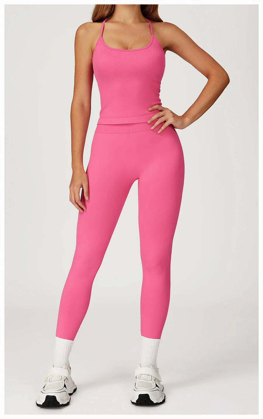 2PCS Yoga Suit Sports Set Women Gym Set Woman Tracksuit Running Workout Long Sleeve Sports Shirt Shorts and bra set Sport Outfit