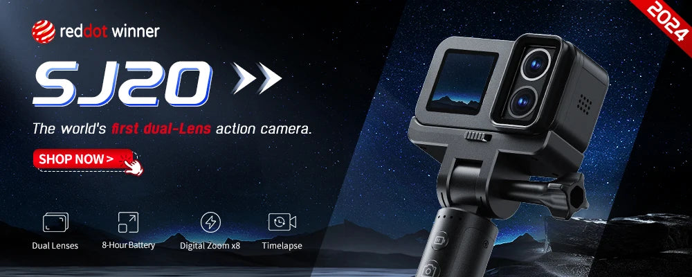 SJCAM C300 Pocket Action Camera 4K FHD With Long Battery Life Video 30M Waterproof 5G WiFi Camera Sport Action Cam.
