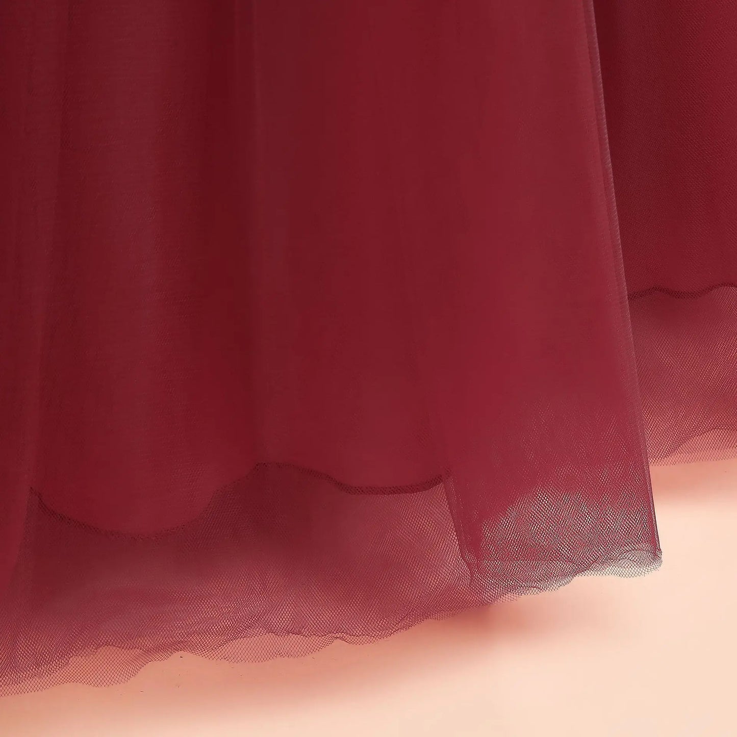 Mädchen Partykleider Weiß Langes Hochzeit Brautjungfer Prinzessin Kleid Abend Tüllkleid Abschlussball Klavier Performance Kleid