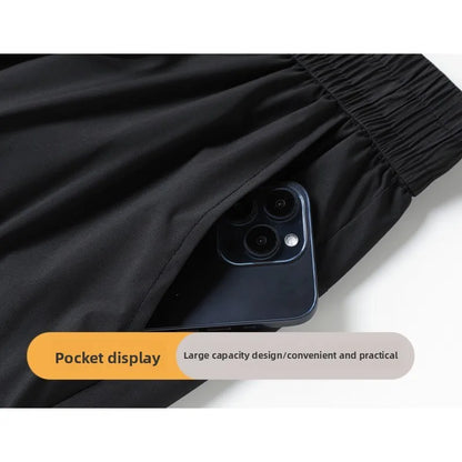 CHUJIE Men's autumn and winter new down jacket pants, men's mountain outdoor work pants, graphene heating thickened warm pants