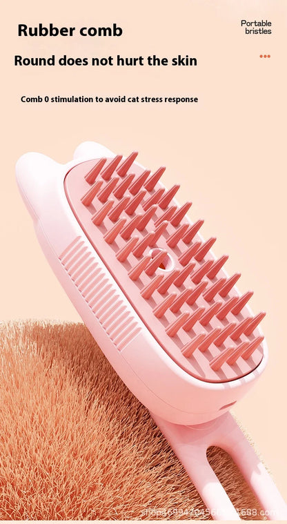 Pet Electric Spray Comb Cat Dog General Spray Massage Comb Cat Hair Removal Cleaning Supplies, Pet Accessories, Pet Steam Comb.