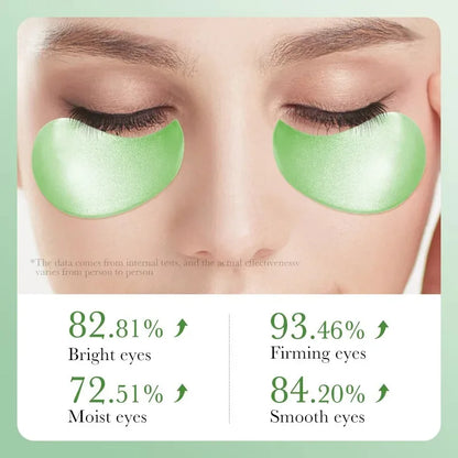 60pcs Aloe Vera Collagen Eye Mask Anti Dark Circles Eyes Bags Moisturizing Anti-Wrinkles Eye Patches Eyes Skin Care Products.